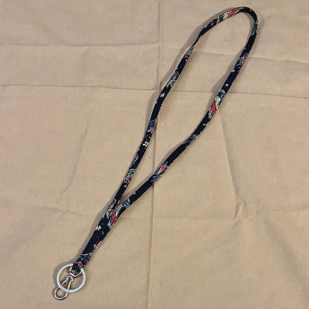Navy Blue Key Lanyard